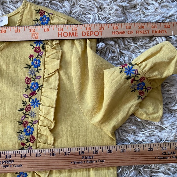 Orange creek Princess Seam Embroidered Top blouse - Picture 9 of 15